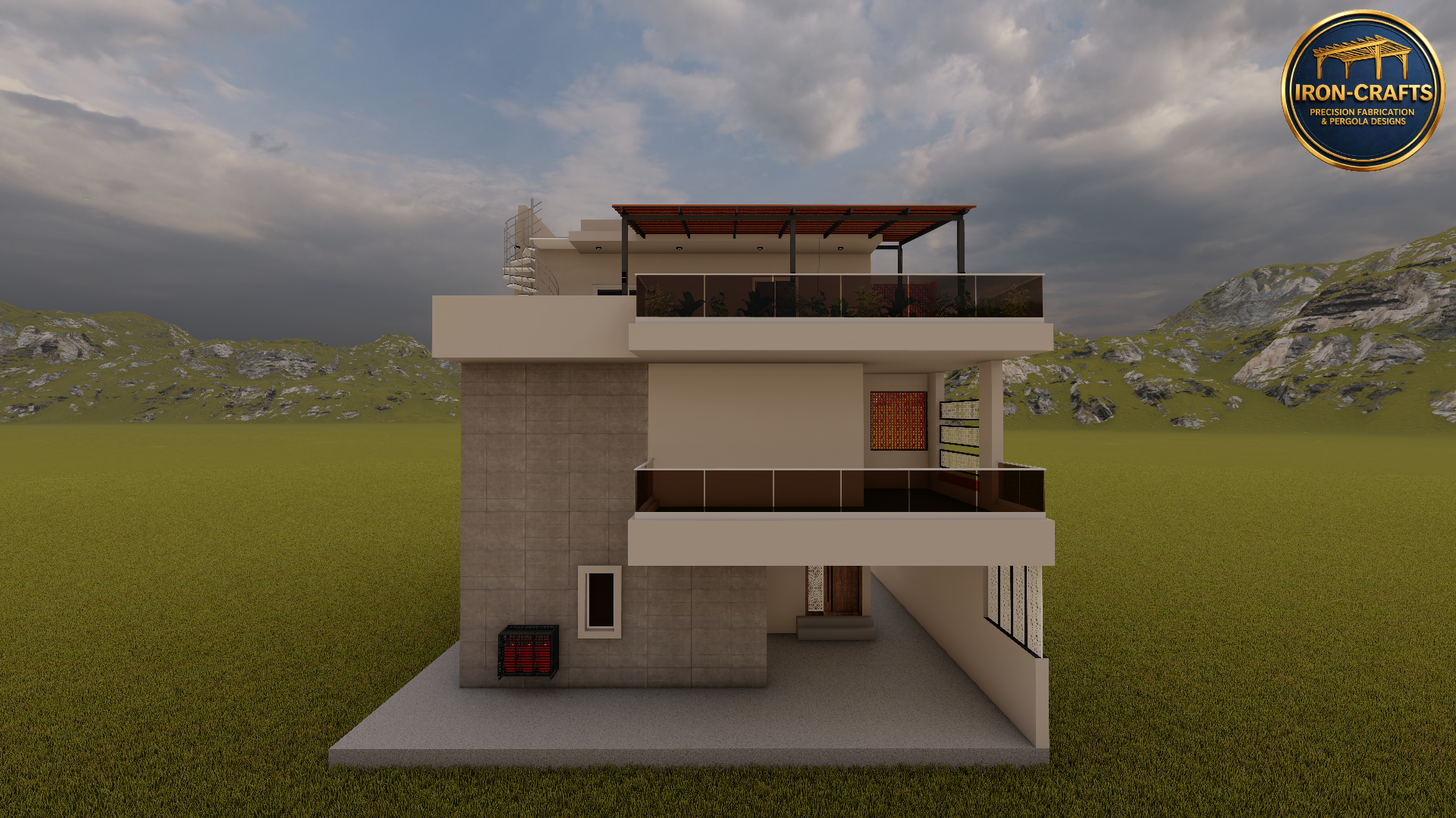 3D Mangalore Tile Design